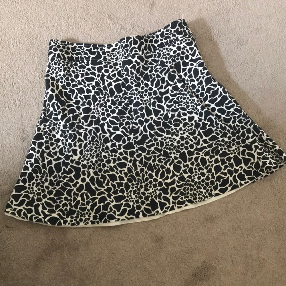 Animal print skirt